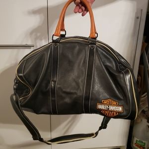 Harley Davidson Duffel Bag Leather used.